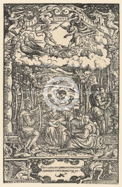 The Dominion of Venus, from 'The Seven Planets', 1533. Creator: Unknown.