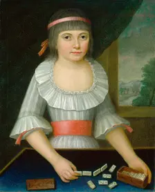 The Domino Girl, c. 1790. Creator: Unknown