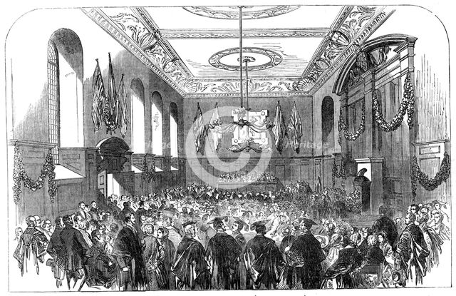 "The Domum", at Winchester College, 1854. Creator: Unknown.