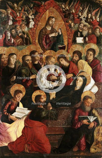 The Dormition of the Virgin, 1492-1494. Creator: Quartararo, Riccardo (1443-1506).