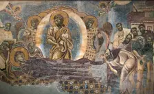The Dormition of the Virgin, 12th century. Creator: Byzantine Master ()