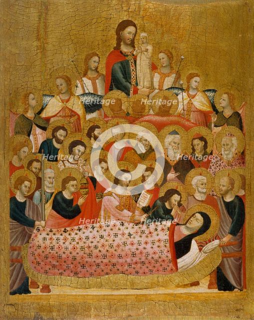 The Dormition of the Virgin. Artist: Master of the Cini Madonna (active ca 1330)