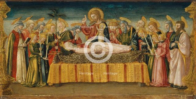 The Dormition of the Virgin. Artist: Neri di Bicci (1418-1492)