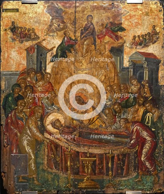 The Dormition of the Virgin, before 1567. Creator: El Greco, Dominico (1541-1614).