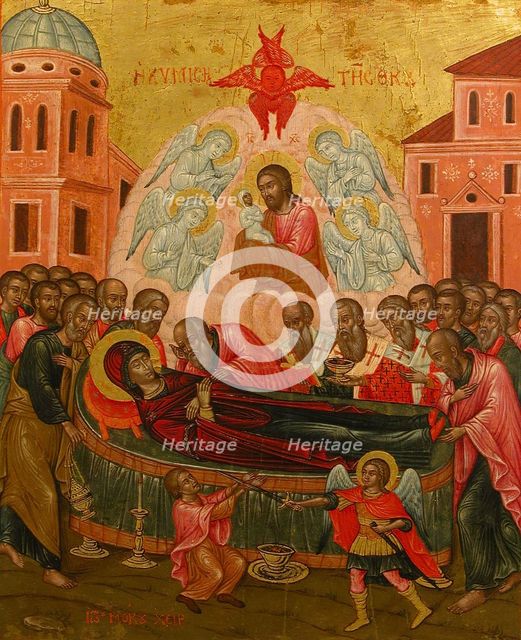 The Dormition of the Virgin. Creator: Ioannes Mokos.