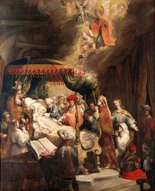 The dormition of the Virgin. Creator: Rembrandt Harmenszoon van Rijn, 1606-1669 (After)