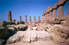The doric temple of Hera at Agrigento, 5th century BC
