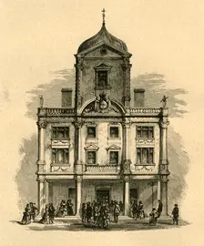 The Dorset Gardens Theatre, Whitefriars (1897). Creator: Unknown
