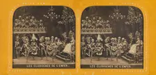 The Down-and-Out of Hell. (Les Clodoches de l'Enfer.), 1860s. Creator: Adolphe Block