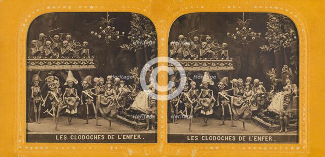 The Down-and-Out of Hell. (Les Clodoches de l'Enfer.), 1860s. Creator: Adolphe Block.