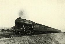 The Down "Flying Scotsman" Passing Reston c1930. Creator: Unknown
