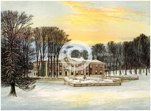The Down House, Dorset, home of Baronet Smith-Marriott, c1880. Artist: Unknown