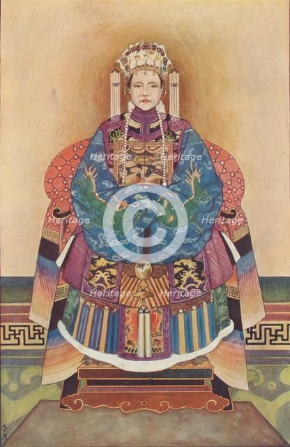 The Dowager Empress of China, 1908. Artist: Unknown.