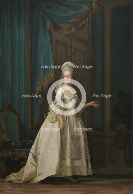 The Dowager Queen Juliane Marie of Denmark, 1776. Creator: Vigilius Erichsen.
