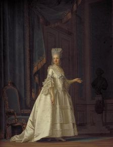 The Dowager Queen Juliane Marie of Denmark, 1778. Creator: Vigilius Erichsen