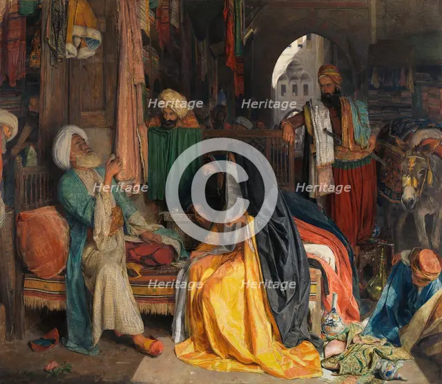 The Doubtful Coin, 1869. Creator: John Frederick Lewis.