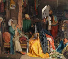The Doubtful Coin, 1869. Creator: John Frederick Lewis