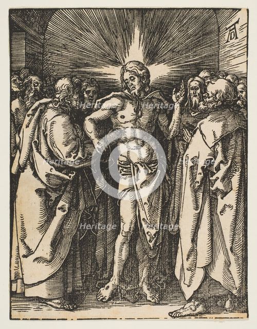 The Doubting Thomas, from The Small Passion, ca. 1510. Creator: Albrecht Durer.
