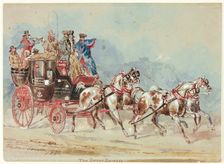 The Dover Express, 1832. Creator: Charles B Newhouse
