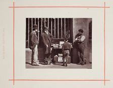 The Dramatic Shoe-Black, 1877. Creator: John Thomson
