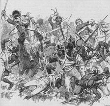 The Dragoons Rode Onwards, Smiting With Their Long, Glittering Swords 1902