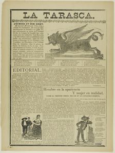 The Dragon of Corpus Christi, 1897. Creator: José Guadalupe Posada