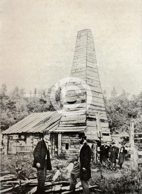 The Drake Well, Pennsylvania, America, 1859. Artist: Unknown