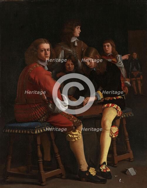 The Draughts Players, 1652. Creator: Michiel Sweerts.