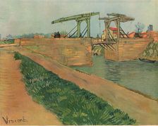 The Drawbridge March 1888, (1947). Creator: Vincent van Gogh