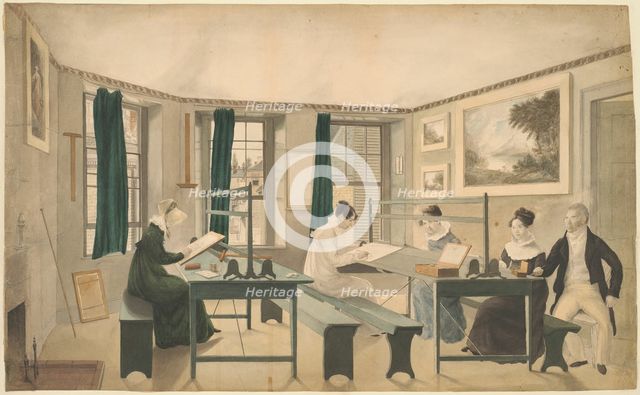 The Drawing Class, 1810/13. Creator: Unknown.
