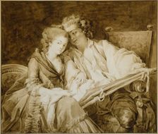 The Drawing Lesson, 1777. Creator: Francois-Andre Vincent