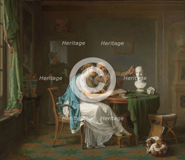 The Drawing Lesson, 1808. Creator: Louis Moritz.