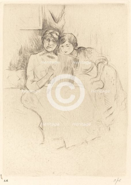 The Drawing Lesson, 1888/1890. Creator: Berthe Morisot.