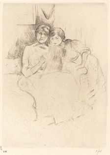 The Drawing Lesson, 1888/1890. Creator: Berthe Morisot