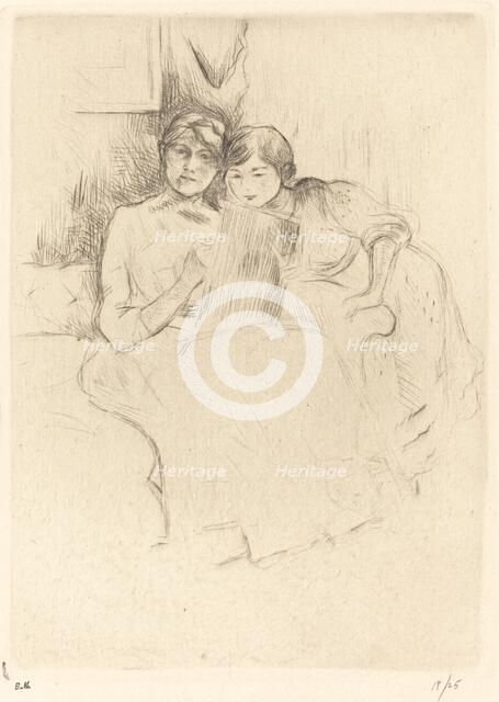 The Drawing Lesson, 1888/1890. Creator: Berthe Morisot.