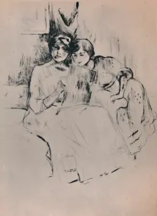 The Drawing Lesson c.1888-1890, (1946). Artist: Berthe Morisot