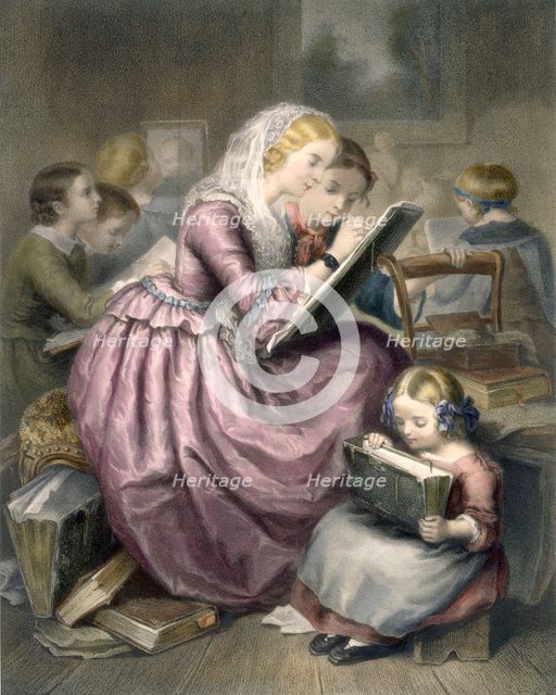 The Drawing School, c1835. Creator: French School (19th century).