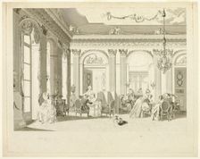 The Drawing Room, 1783. Creator: François Nicolas Barthélemy Dequevauviller