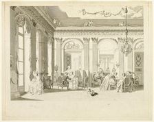 The Drawing Room, 1783. Creator: François Nicolas Barthélemy Dequevauviller