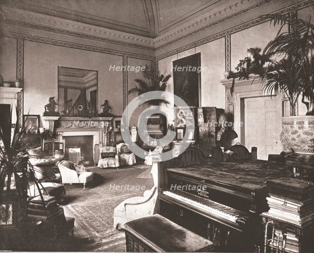 The Drawing Room at the White Lodge, Richmond Park, 1894.  Creator: Unknown.