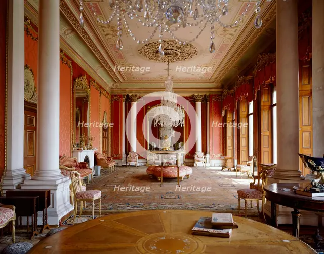 The drawing room, Brodsworth Hall, South Yorkshire, c2000s(?). Artist: Unknown.