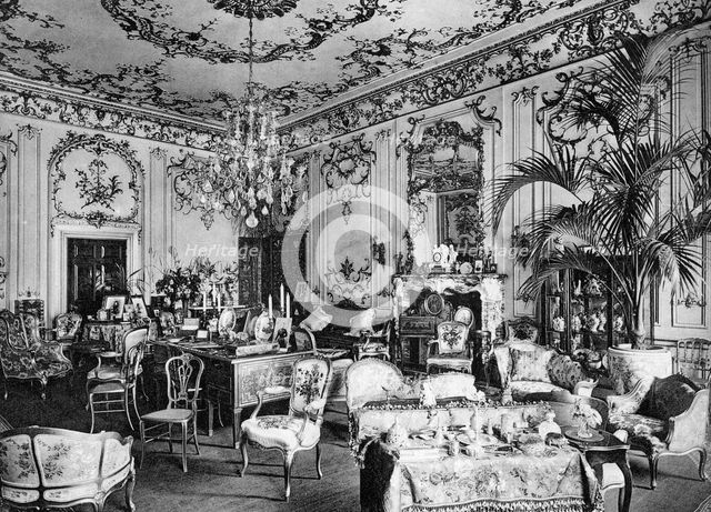 The drawing room, Chesterfield House, 1908.Artist: Bedford Lemere and Company