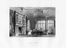The drawing-room, Loseley Hall, Guildford, 19th century.Artist: MJ Starling