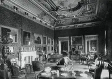 The drawing-room, Montagu House, 1908.Artist: J Russell & Sons