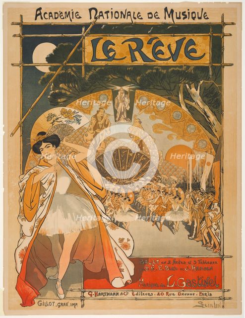 The Dream , 1891. Creator: Théophile Alexandre Steinlen (Swiss, 1859-1923); G. Hartmann & Cie Editeurs, 20 rue Daunou, Paris.
