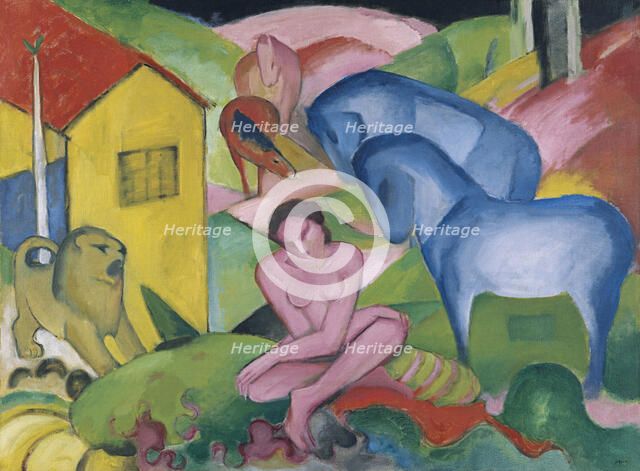 The Dream, 1912. Artist: Marc, Franz (1880-1916)