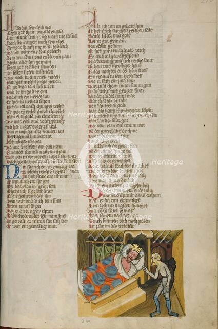 The Dream of Nebuchadnezzar: The Dream Interpreters before Nebuchadnezzar, about 1400-1410. Creator: Unknown.