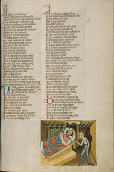 The Dream of Nebuchadnezzar: The Dream Interpreters before Nebuchadnezzar, about 1400-1410. Creator: Unknown