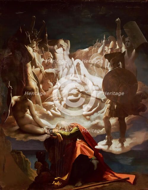 The Dream of Ossian, 1813. Creator: Ingres, Jean Auguste Dominique (1780-1867).