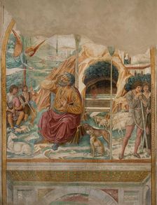 The Dream of Joachim, 1491. Creator: Gozzoli; Benozzo (ca 1420-1497)